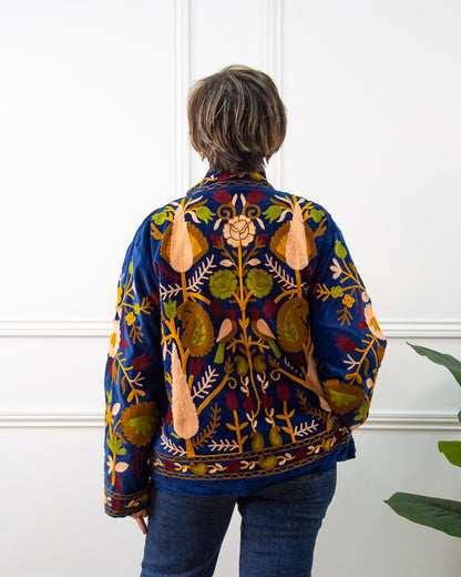CHAQUETA SUZANI AZUL ELECTRICO