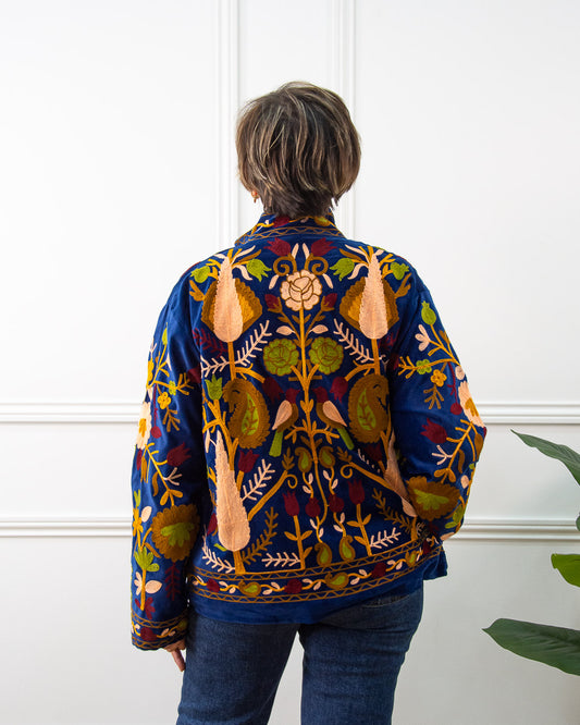 CHAQUETA SUZANI AZUL ELECTRICO