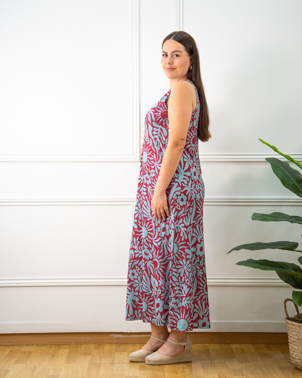 VESTIDO SOL FRESA