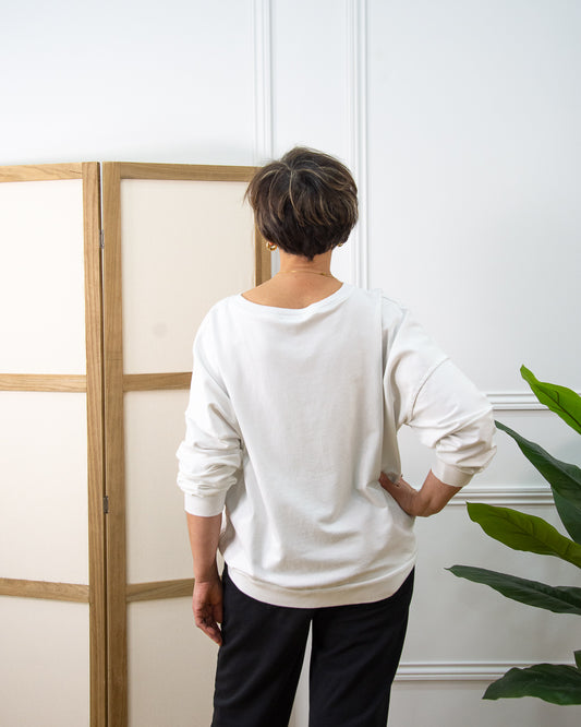 SUDADERA CALIFORNIA BLANCO