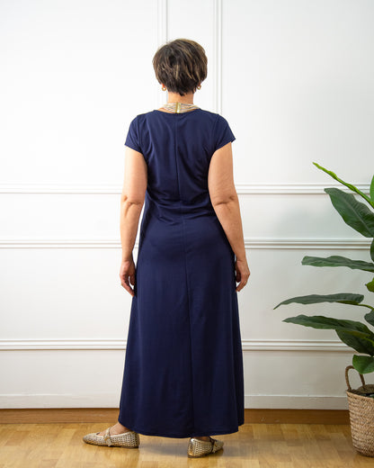 VESTIDO VENEZIA AZUL MARINO
