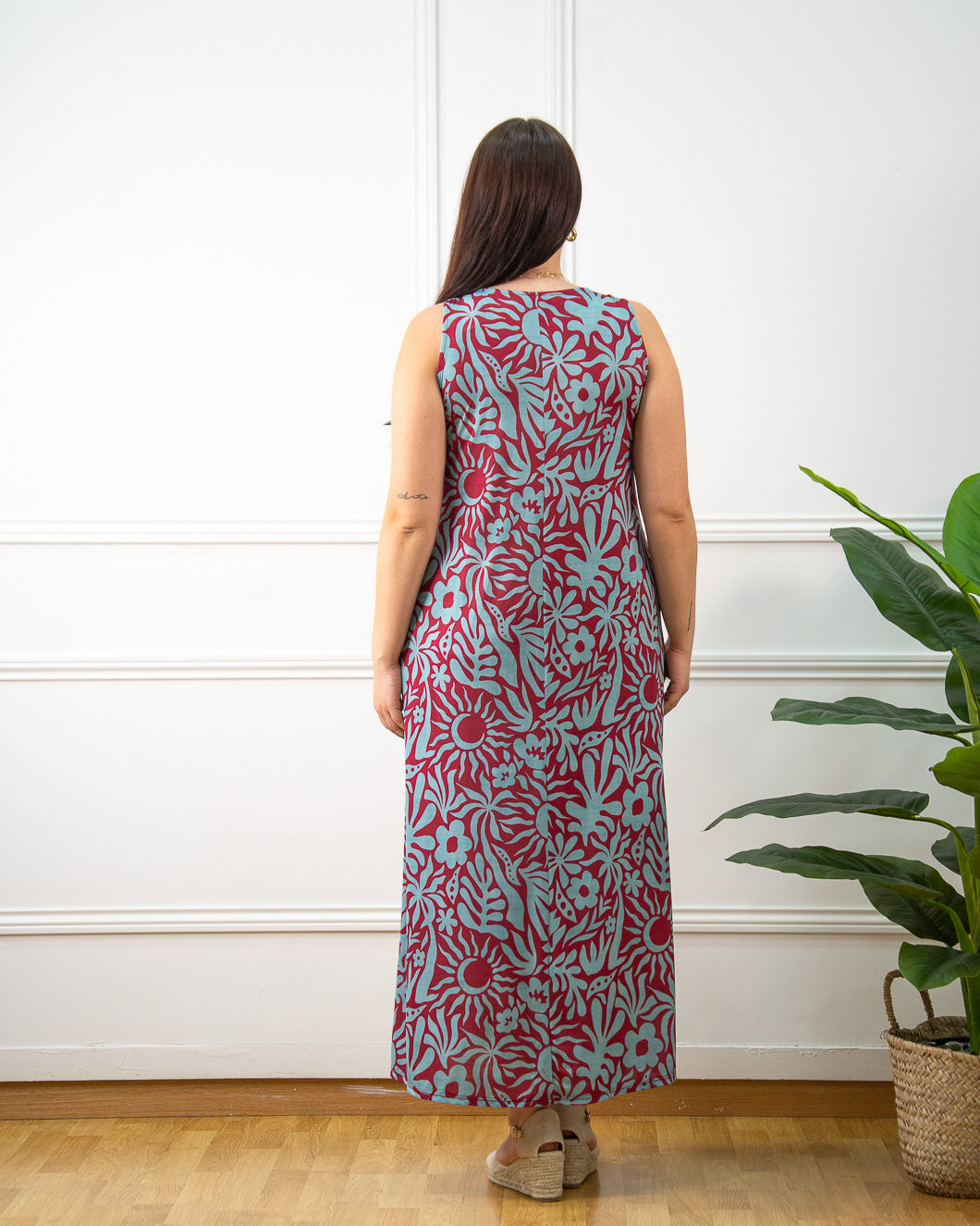 VESTIDO SOL FRESA