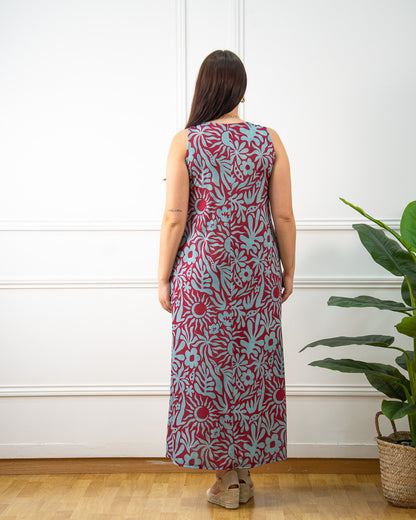 VESTIDO SOL FRESA