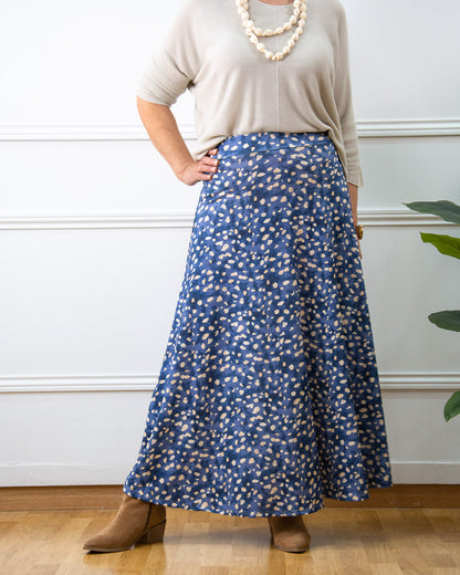 FALDA SAMANTA AZUL