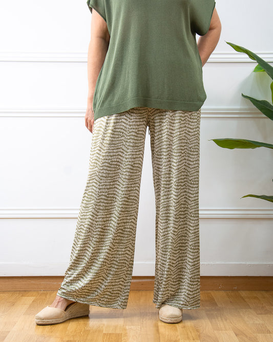 PANTALÓN ELIA VERDE KAKI