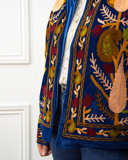 CHAQUETA SUZANI AZUL ELECTRICO