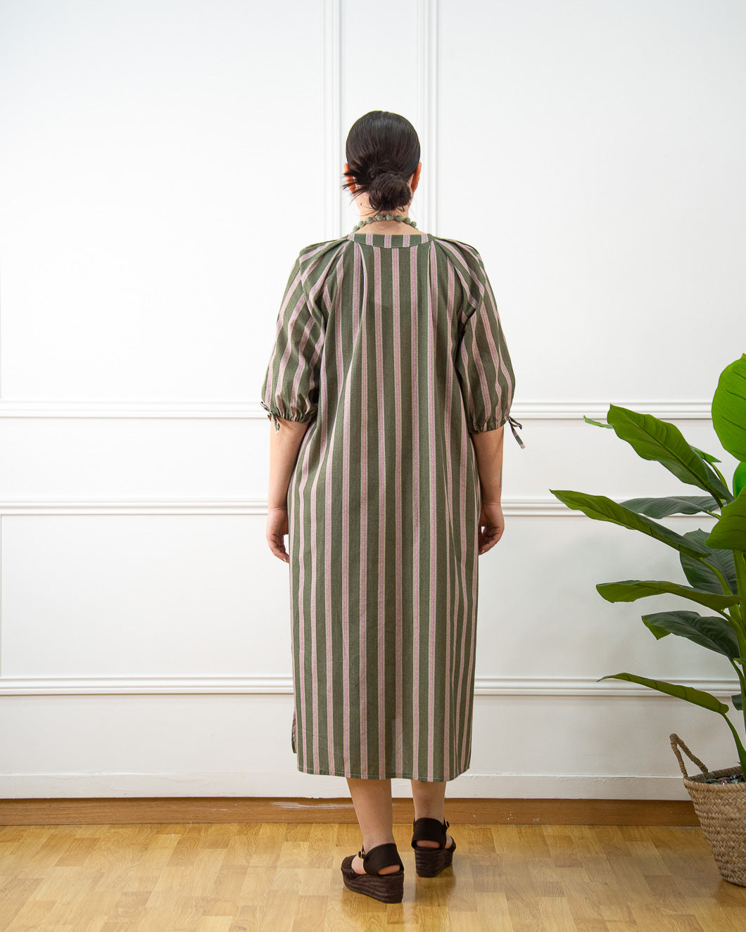 VESTIDO JIMENA VERDE KAKI