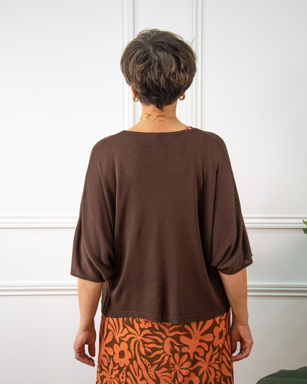 CHAQUETA BOTONES MARRÓN