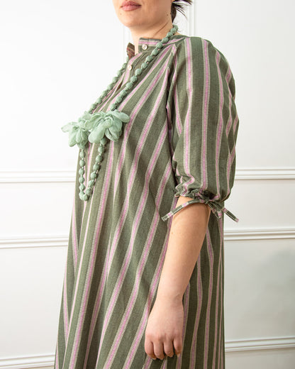 VESTIDO JIMENA VERDE KAKI