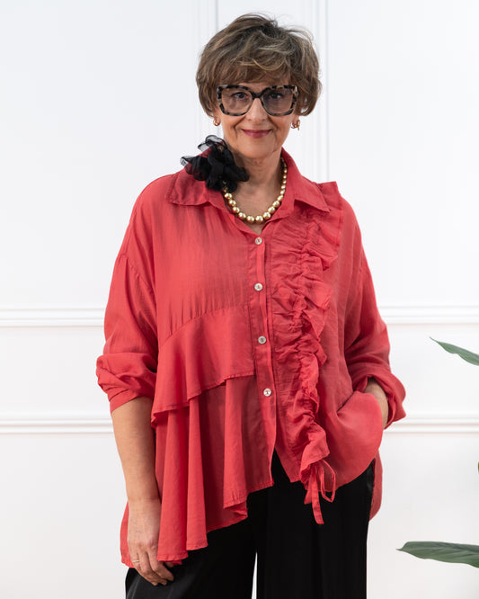 SIENA BLOUSE – RED