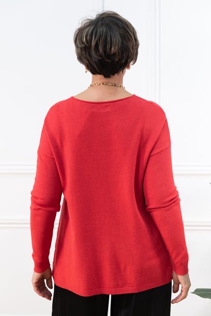 JERSEY BÁSICO CLOE ROJO