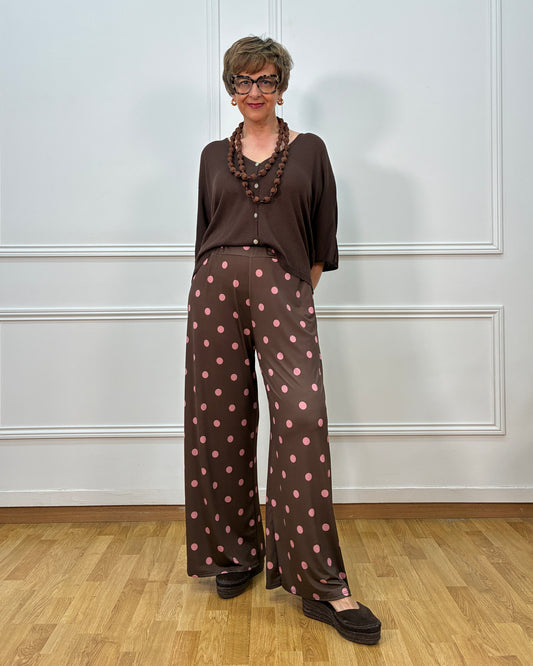 PANTALÓN TOPITOS MARRÓN