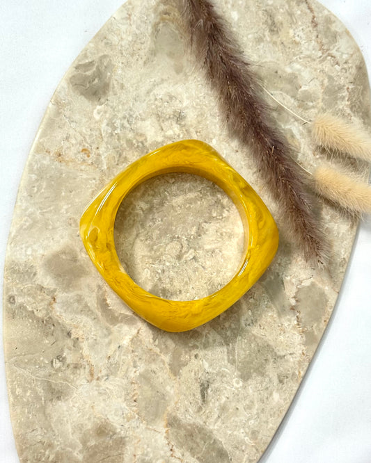 BRAZALETE ROMA MOSTAZA