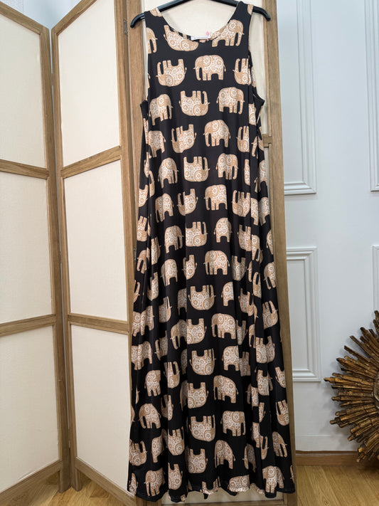 VESTIDO ELEFANTE NEGRO