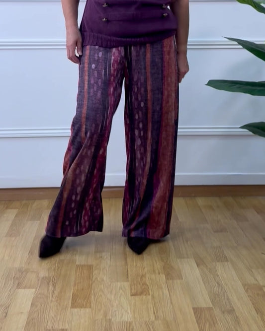PANTALÓN CELINE BERENJENA